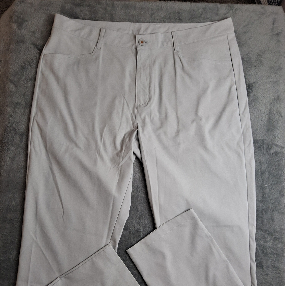 Mens Puma Way 1 38x32 Golf Pants Gray Puma SE